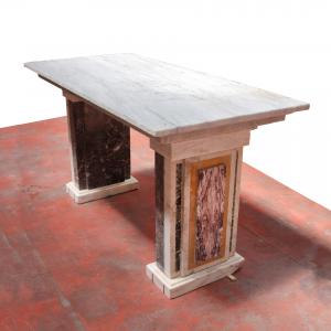 Marble table. 19th century.